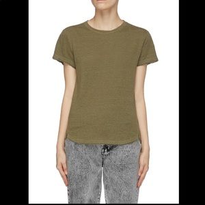 Frame olive tee